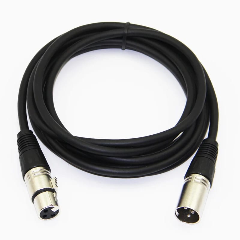 Cablu XLR 3 Pini Tată–Mamă Profesional